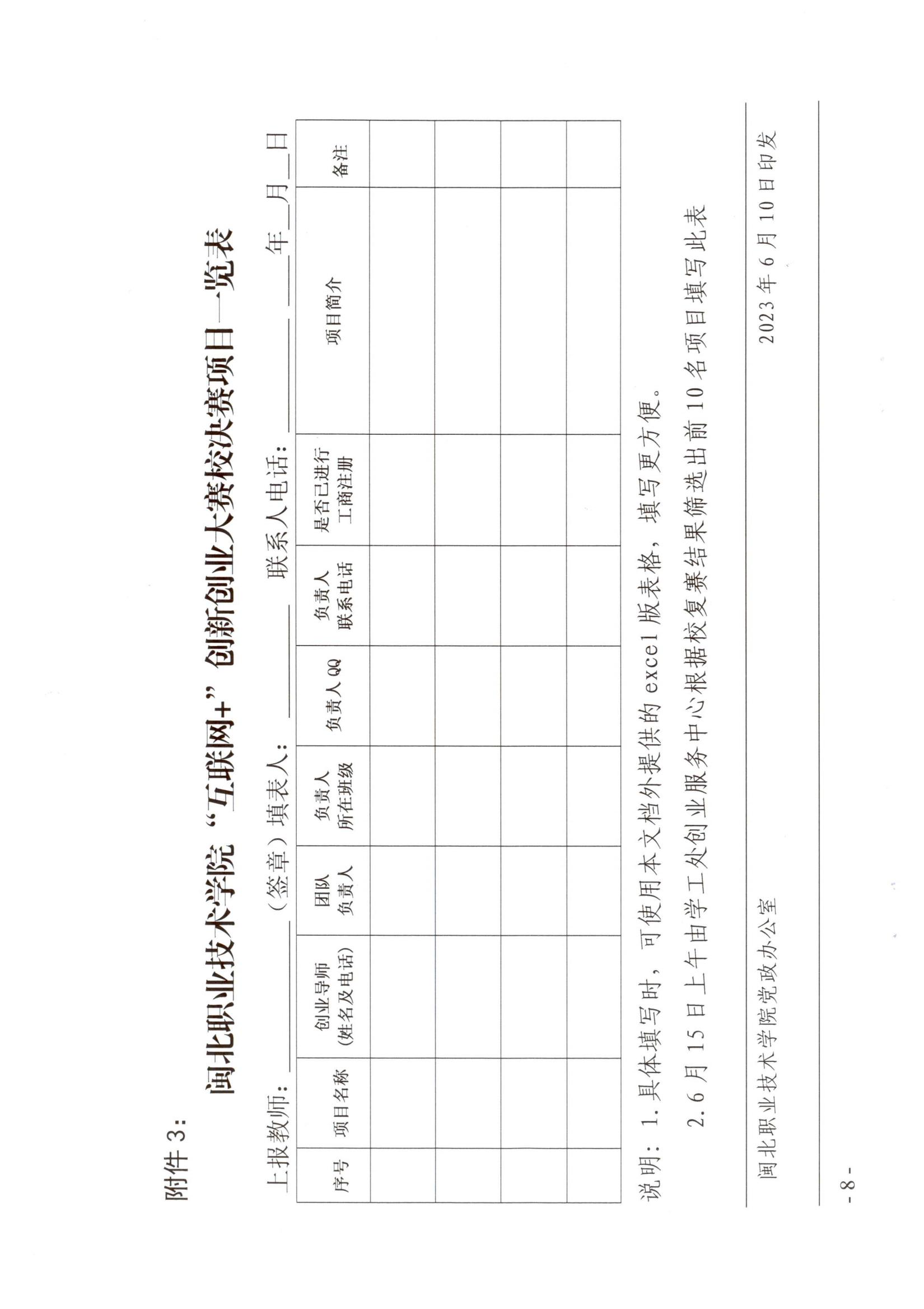 闽北职院办〔2023〕11号（8040威尼斯关于举办2023年“互联网 ”大学生创新创业大赛的通知）_20230610152651_07.jpg